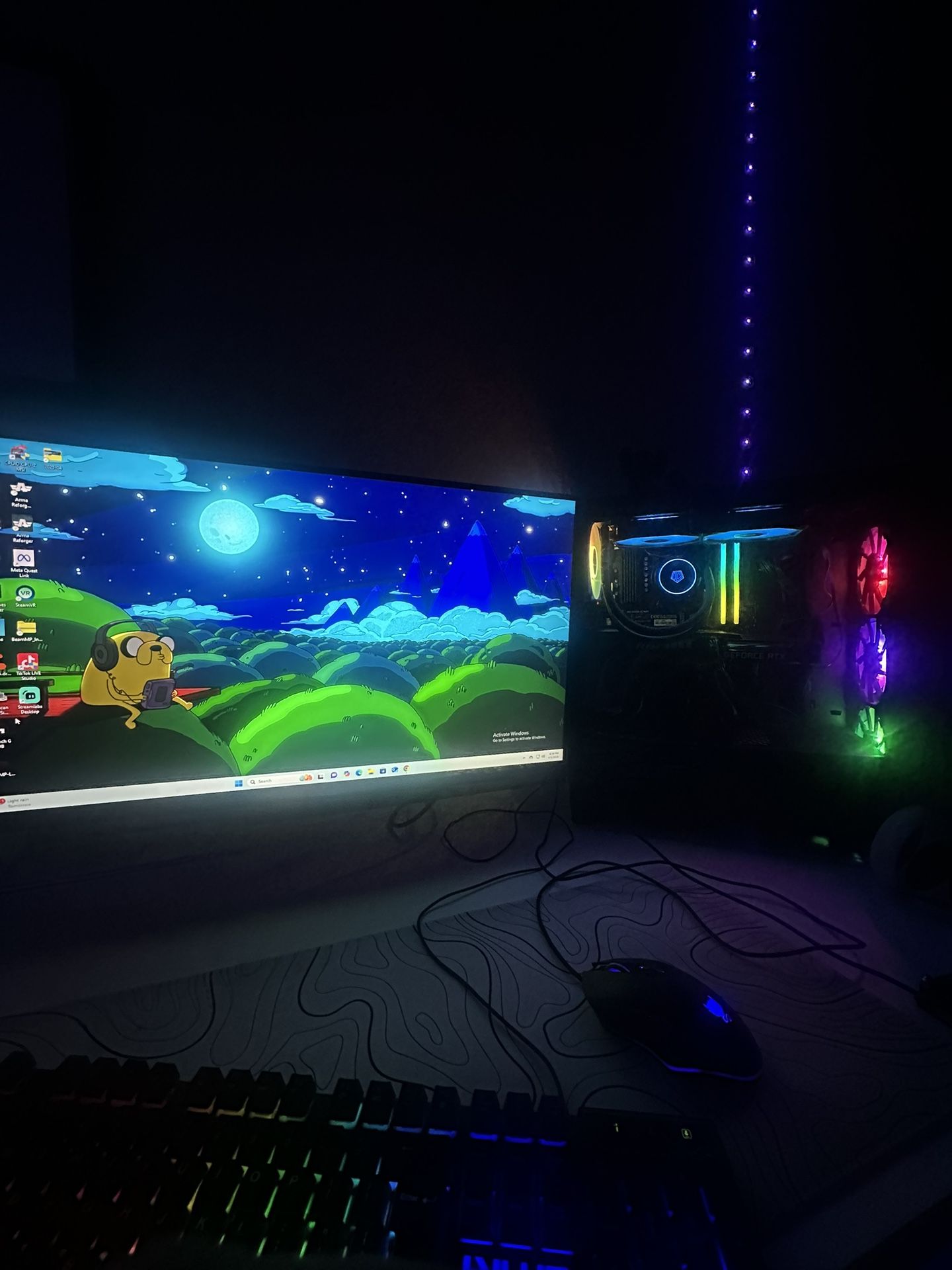 Built Gaming PC + 27in 165hz Gaming Monitor