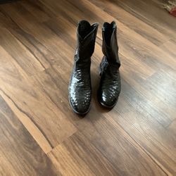 Justin Ostrich Men’s Boots -8.5
