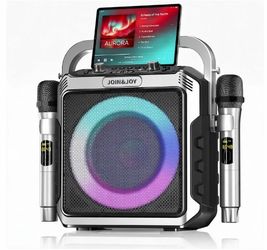 New Karaoke Machine with 2 Wireless Mics