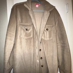 Beige Fleece Jacket
