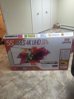 Ovivo 4k ultra hd led TV with roku