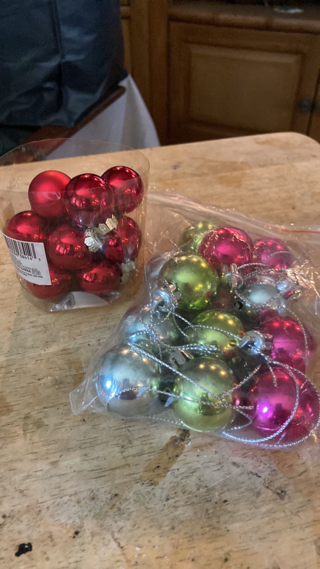Christmas tree bulbs