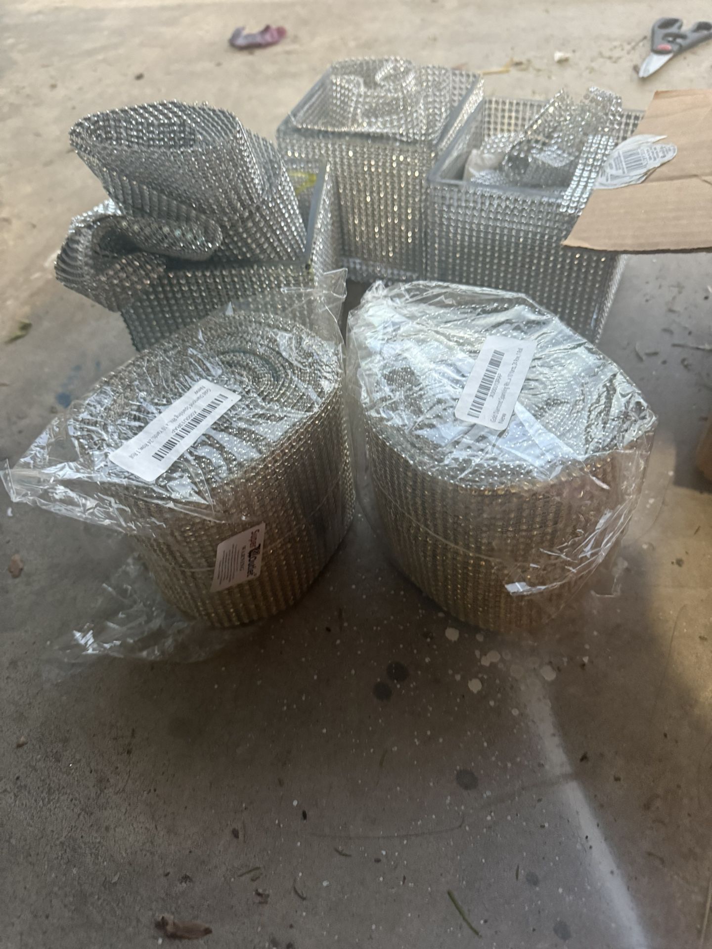 Candle Holder With Design Silver For Party 