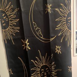 Sun and moon celestial curtains