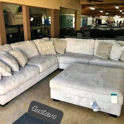 $49 Down Payment Large Comfy Sectional Sofa Couch Rawclife 