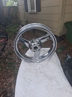 18in chrome motorcycle rim