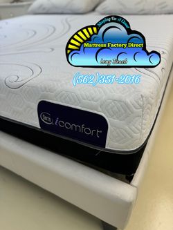 Serta iComfort cal king mattress and Boxspring bed set Colchon y tambor