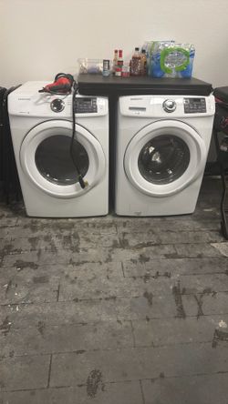 Samsung front loading washer and dryer