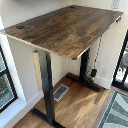 Powered Sit Stand Desk 39.5 wide x 24 deep