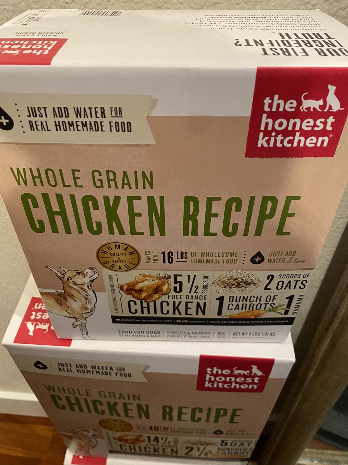 Honest Kitchen Whole Grain Chicken 4#