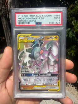 PSA 9 Tag Team Arceus Card