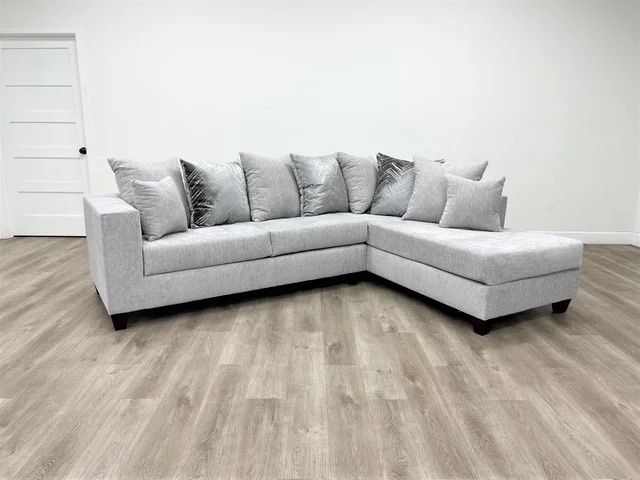 Dove Grey Sectional 