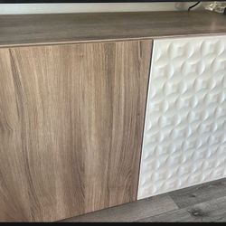 Beautiful Contemporary Furniture- Great For Storage - TV Stand And Decor- Like New!