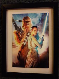 REY & CHEWBACCA PICTURE