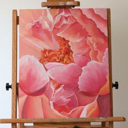 Original Art Peony