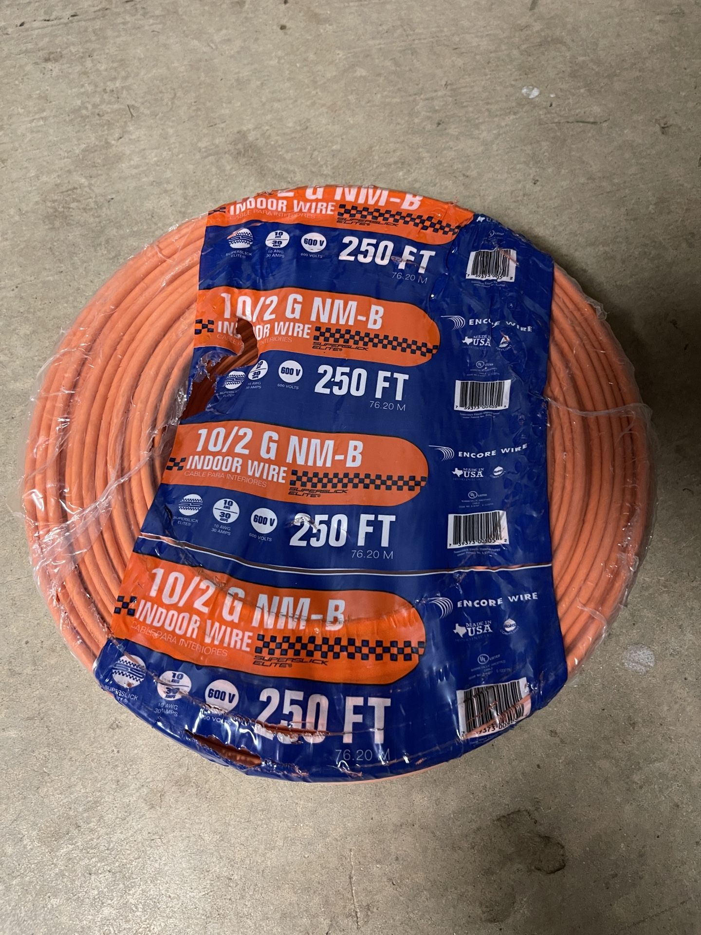 10-2 Romex 250ft