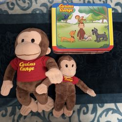 Curious George Plush/lunch bag