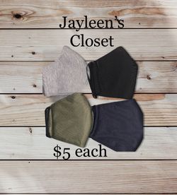 Plain color facemask/cubre boca