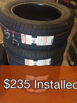 205-55-16 New Tires Installed at Two Gringos Tires
