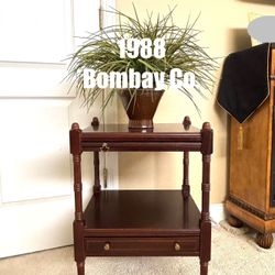 Vintage Regency Style side table 1988 Bombay Company