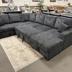 Black Sofa Sectional Sleeper