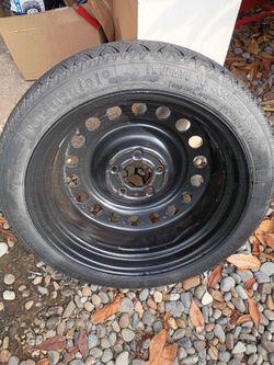 Spare donut tire T125/70 R17