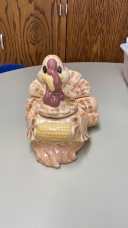 Turkey cookie jar