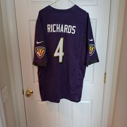 Baltimore Ravens Richards 4 Adult Xl Jersey  Nfl Football 