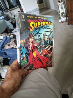 Autographed Superman Comic Book
