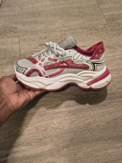 Red and white sport sneakers Brand new