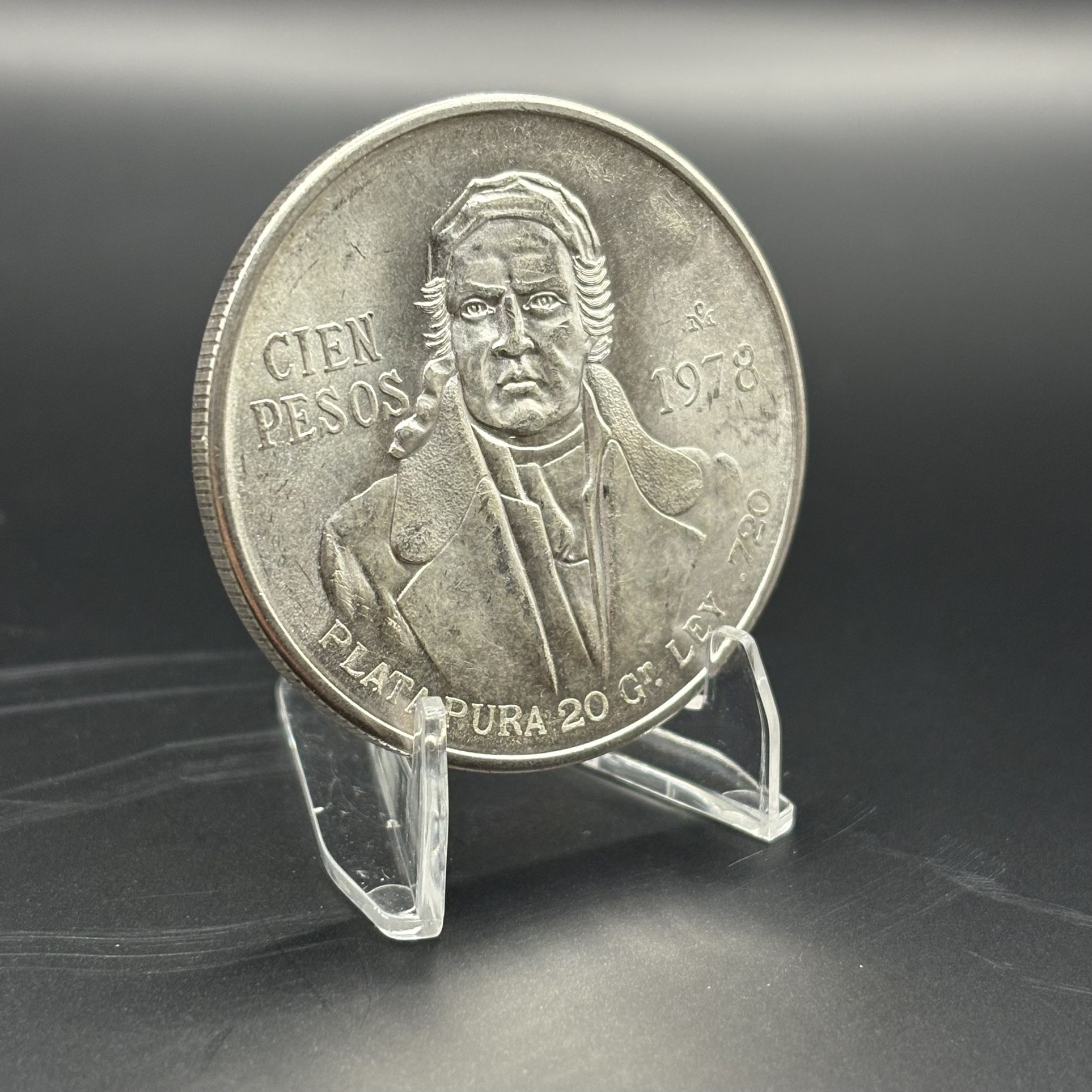 1978 Silver 100 Pesos Coin
