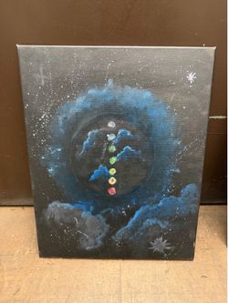 Homemade Art Painting Spiritual Expression Canvas