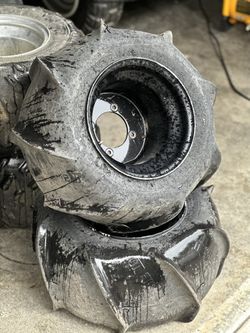 SKAT TRAK EXTREMES SAND TIRES PADDLE TIRES ATV TIRES WHEELS YAMAHA BANSHEE RAPTOR YFZ YFZ450R YFZ450 RAPTOR 700 700R