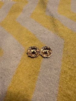 10k gold nugget earrings