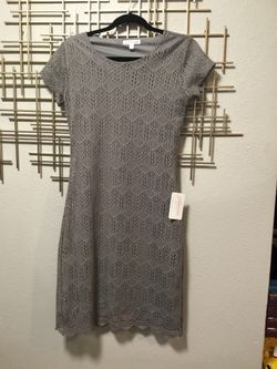 Grey  Dress