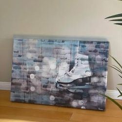 24"x36" Art Work "Her Skates" by artist Parvez Taj