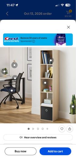 Book case or storage for bins