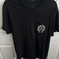 Chrome Heart Horseshoe Black T Shirt