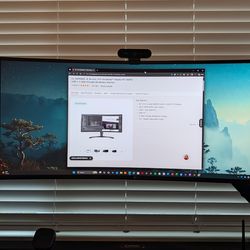 LG 34” UltraWide Monitor (34WN80C-B) - Curved IPS