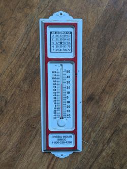 Vintage Metal Onida Indian  Advertising Thermometer