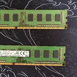 2x4 Gig Sticks Of Ddr3 And A Free I3