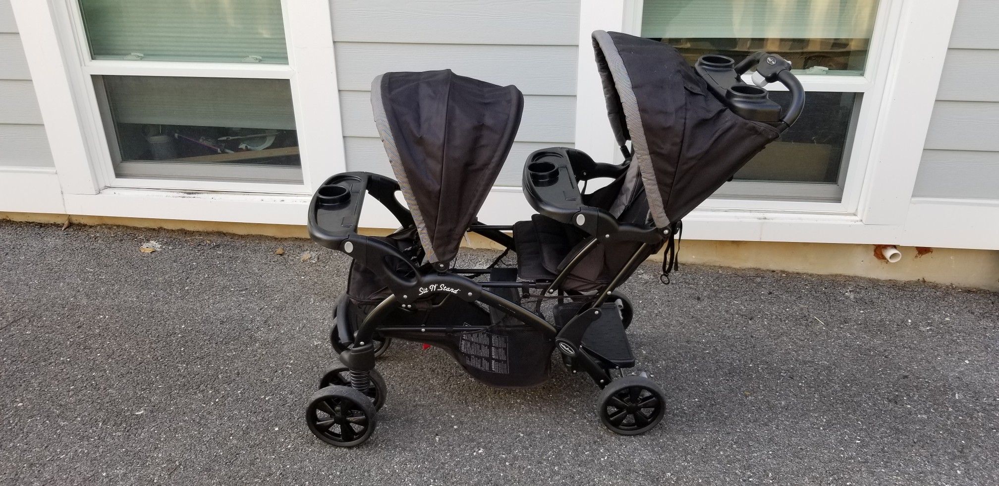 Double Stroller - Sit & Standing.