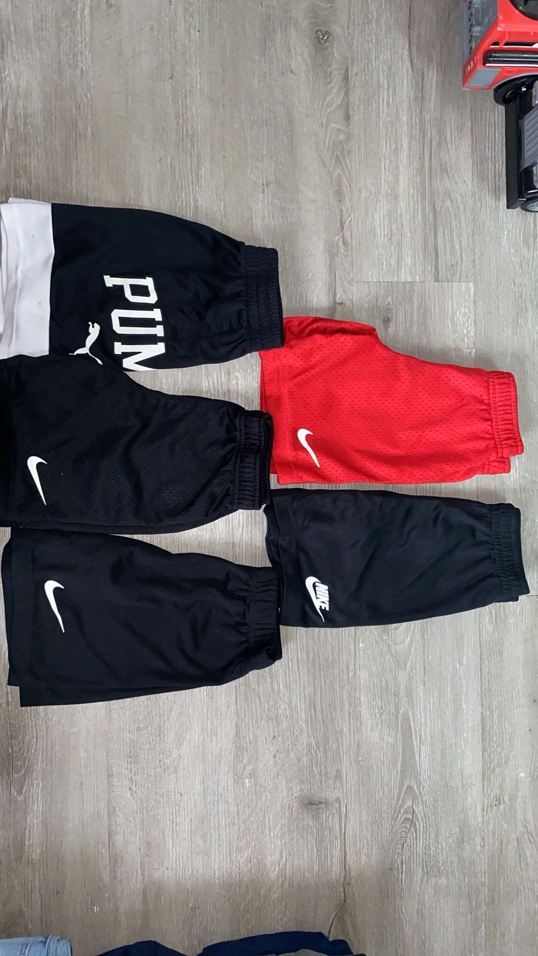 Nike Boy Shorts Size 4/5 & 5T (1 Puma Pair)
