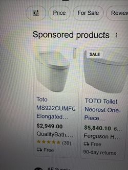 Toto Toilets Below Market Price