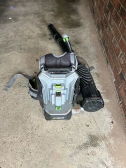 EGO backpack blower