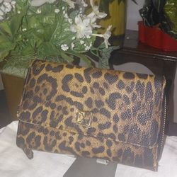 Large Zip Around And Snap Clasp Wallet