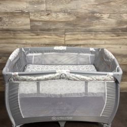 NEW Crib for Kids Playard, Grey