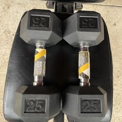 Dumbells of 25lb