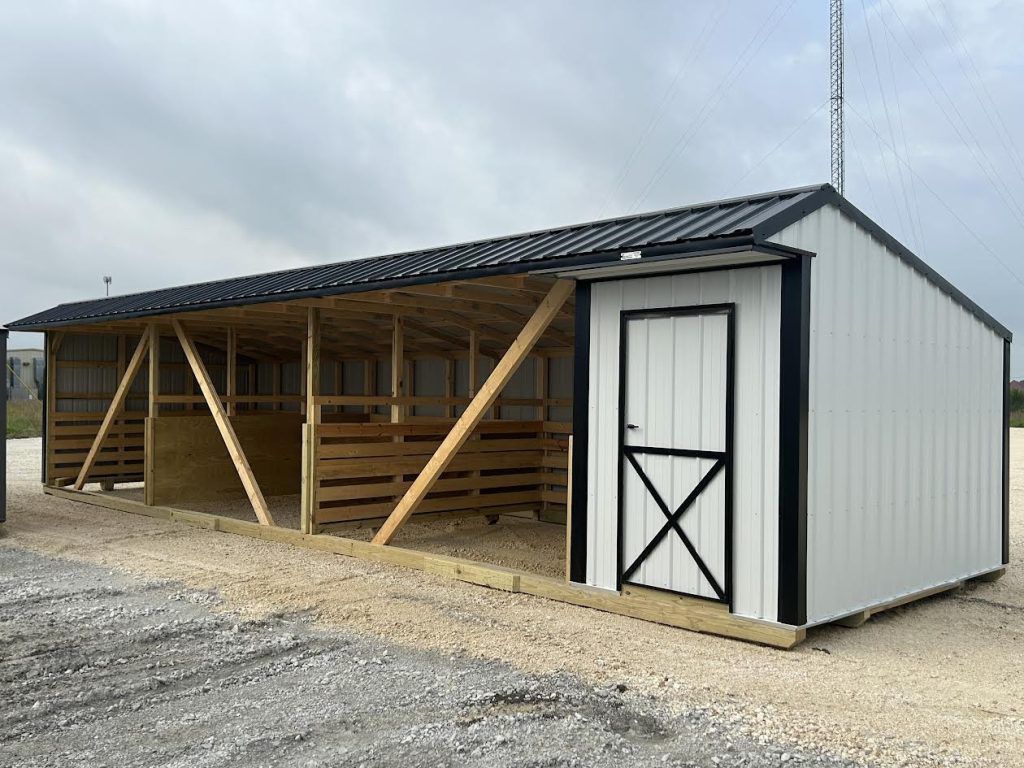 12ft.x42ft. Run-in Shed With Tackroom - RTO Available