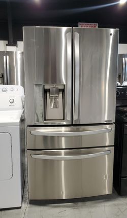 LG 4 Door Stainless Steel Fridge
